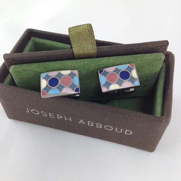 Joseph Abboud Other - Joseph Abboud Multicolored Rectangle Cuff Links